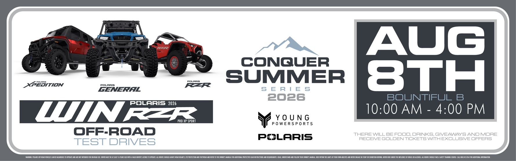 Conquer the Summer — Polaris seasonal promotion